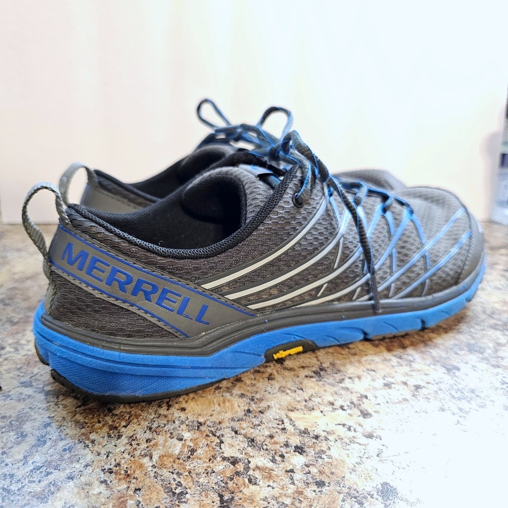 Merrell Bare Access 3 Mens 10 Castle Rock Blue Zero Drop Barefoot Running J01671